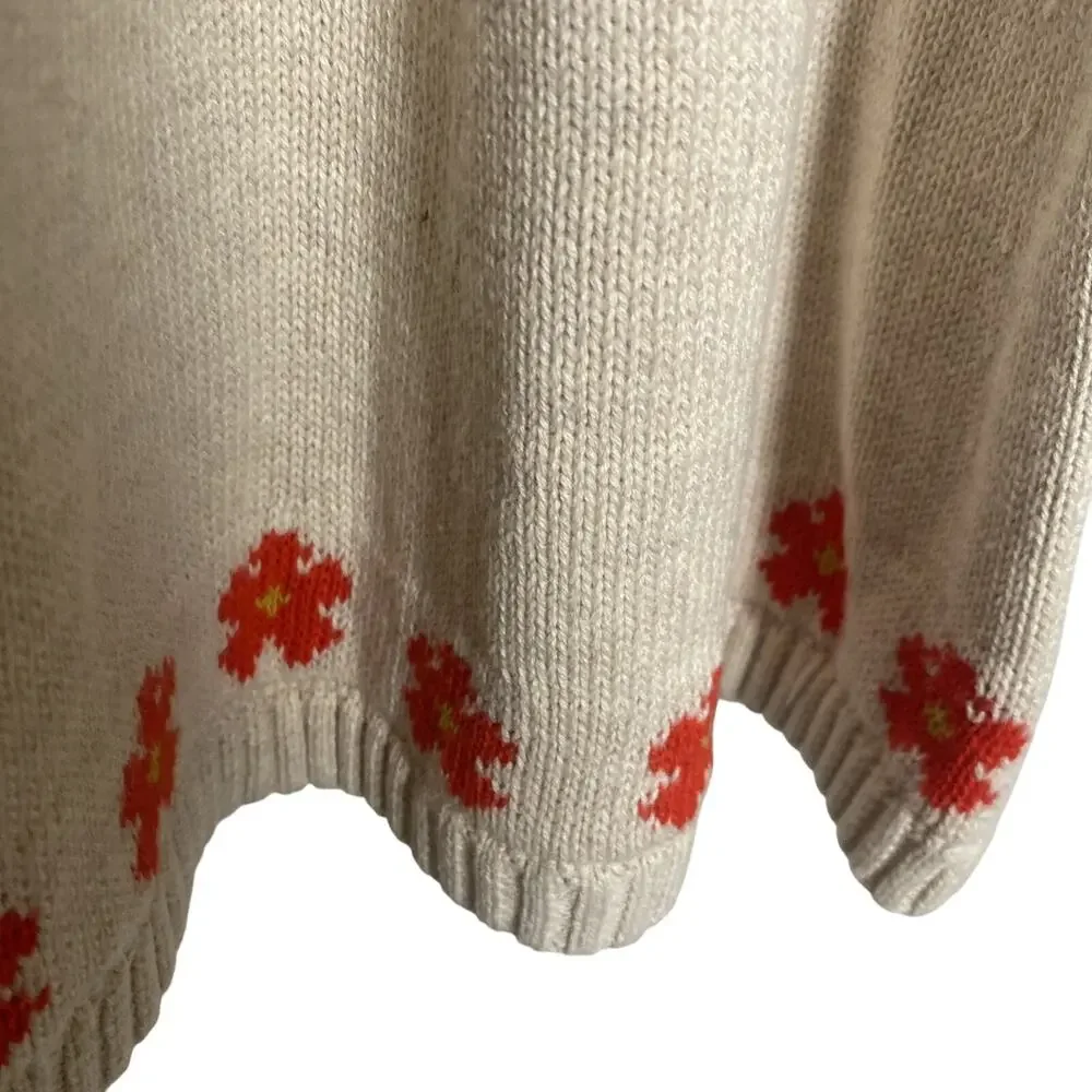 Hanna Andersson Size 120 /US 6-7 Christmas Gnome Sweater Dress